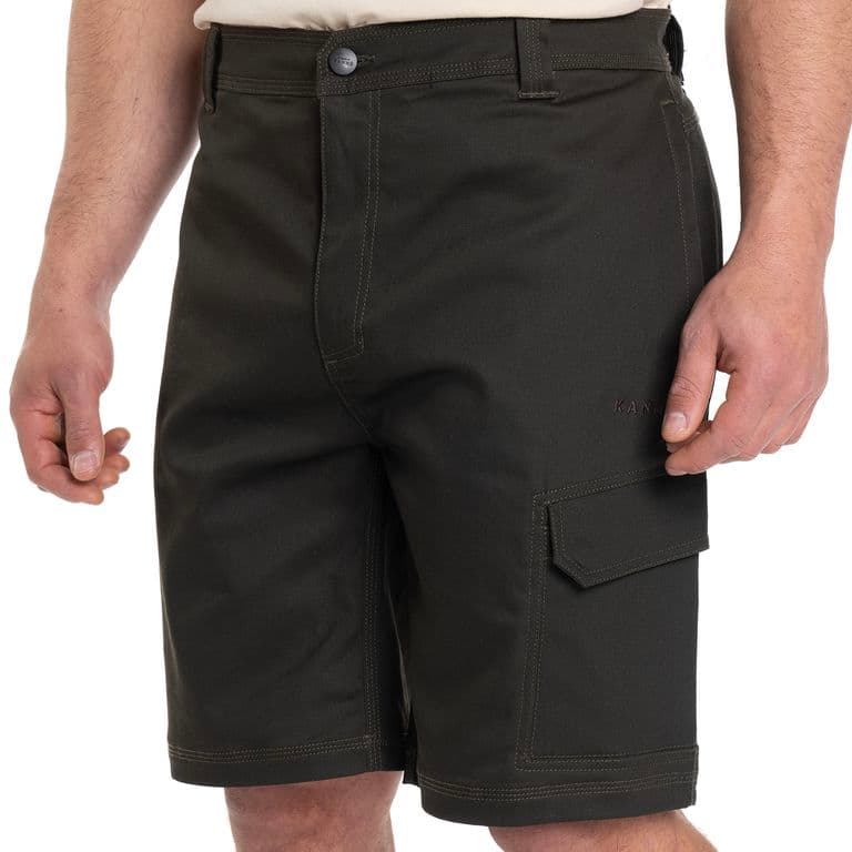 BERMUDA HOMBRE CARGO OUTDOOR EL CARBON Verde Oscuro S