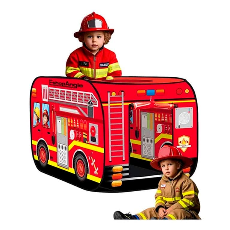 Carpa Infantil De Bombero Plegable Para Ninos Ninas