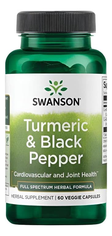 Turmeric Black Pepper Curcuma Y Pimienta Negra 60 caps