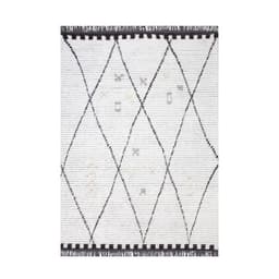 Alfombra Mystique 200x290 Blanco/ Gris