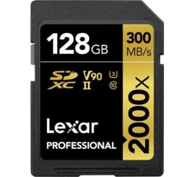Memoria SD Gold Series 2000x 128GB UHS-II U3 V90 8k