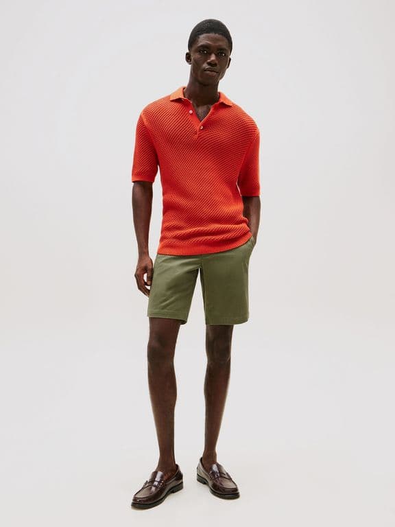 Short Essential 1895 De Algodon Verde Verde 30