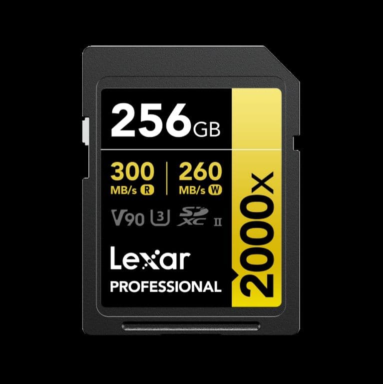 Memoria SD Gold Series 2000x 256GB UHS-II U3 V90 8k