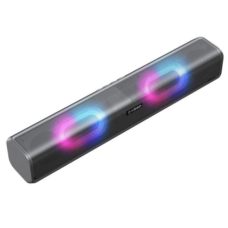 Soundbar Parlante Bluetooth Bc80 1800mah Sonido 360 Negro