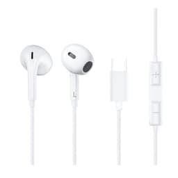 Audifonos Con Cable Y Microfono Lh1 Tipo C Blanco Blanco