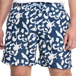 TRAJE DE BANO HOMBRE ESTAMPADO IBIZA - Azul L