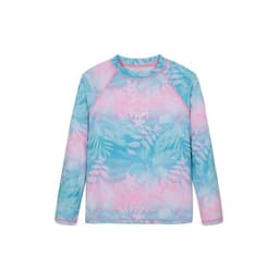 Traje de Bano Nina Polera UV50 M/Larga Calipso Celeste 8
