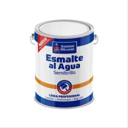 Esmalte al agua Profesional semibrillo blanco 1 gal