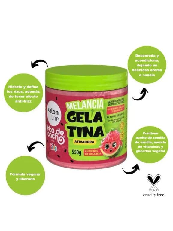 GEL ACTIVADORA KIDS MELANCIA 550 G