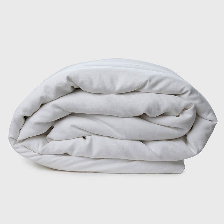 Funda de Plumon Lino White Blanco 2 PLAZAS