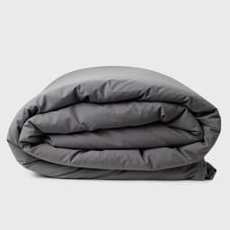 Funda de Plumon Algodon Dark Grey Gris 2 PLAZAS