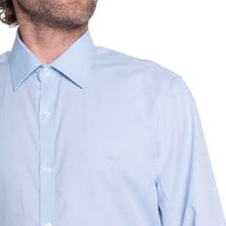 CAMISA HOMBRE MANGA LARGA JACQUARD HARLEM Celeste M