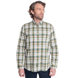 CAMISA HOMBRE MANGA LARGA ESCOCESA QUEENS Verde Musgo L