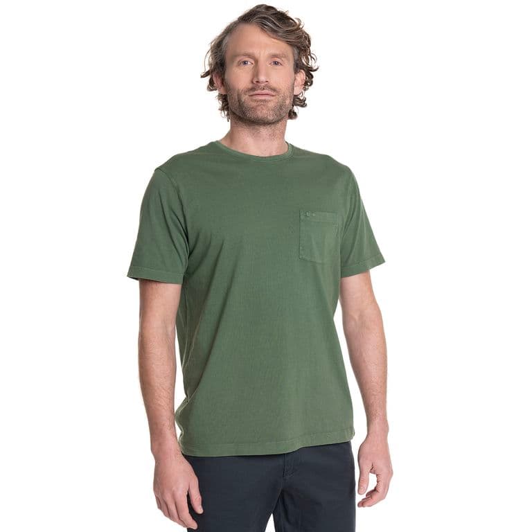 POLERA HOMBRE CUELLO REDONDO GREENPOINT Verde Musgo 2XL