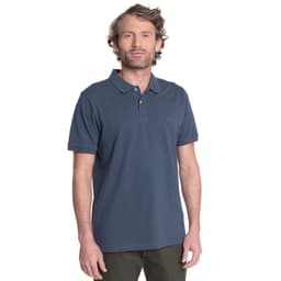 POLERA HOMBRE PIQUE MANGA CORTA LISA HUMPTONS Azul Marino XL