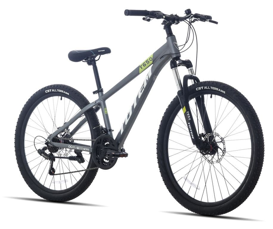 BICICLETA MTB ARO 26 MODELO Y650 GRIS VERDE Gris XS