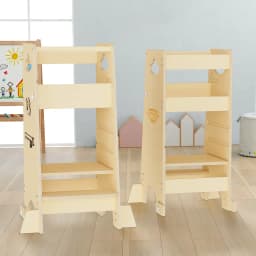 Torre de Aprendizaje Montessori Madera Natural para Ninos