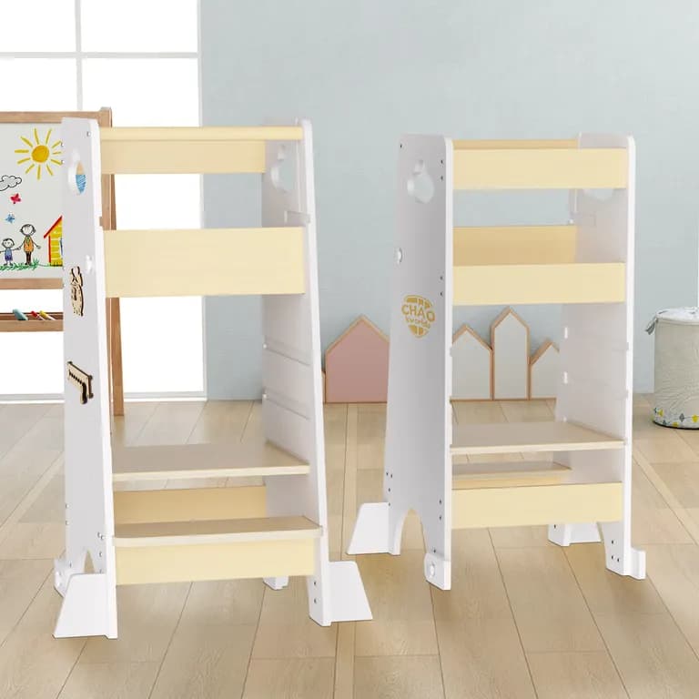 Torre de Aprendizaje para Ninos Montessori de Madera