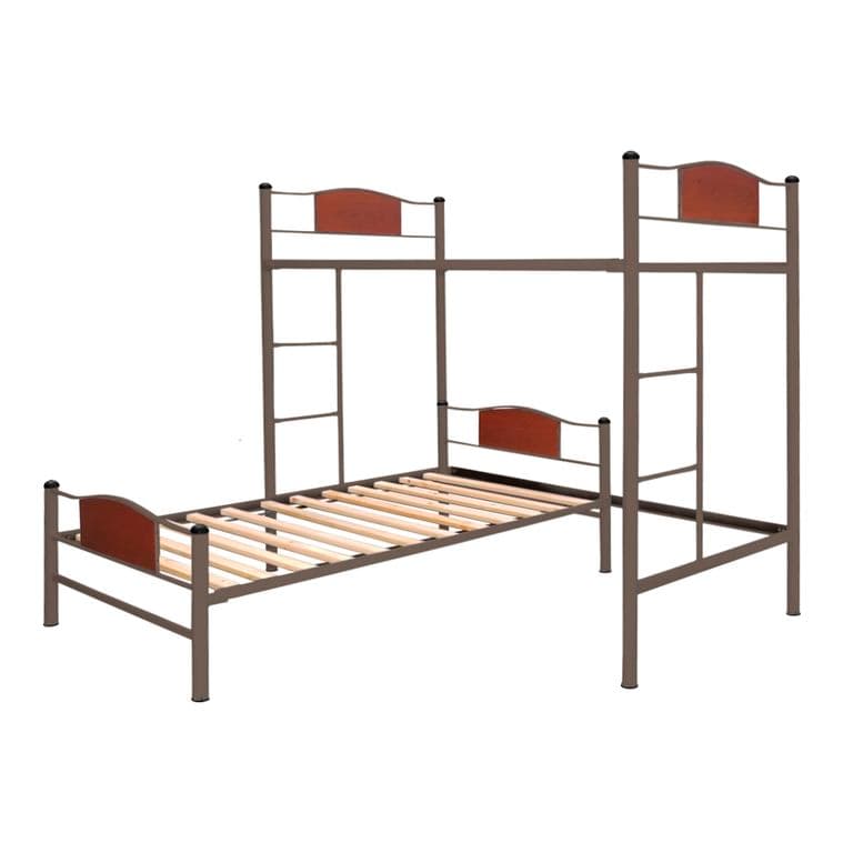 Cama Alta + Cama Baja 1 Plaza Child Castano