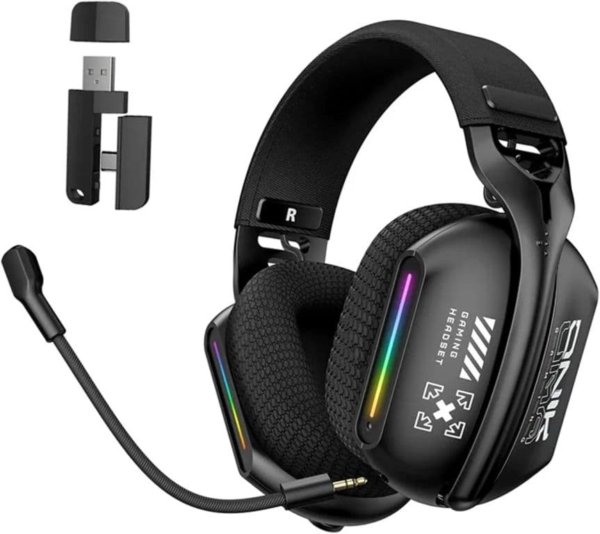 Audifonos Perifericos Gamer GT808 Trimode Negro