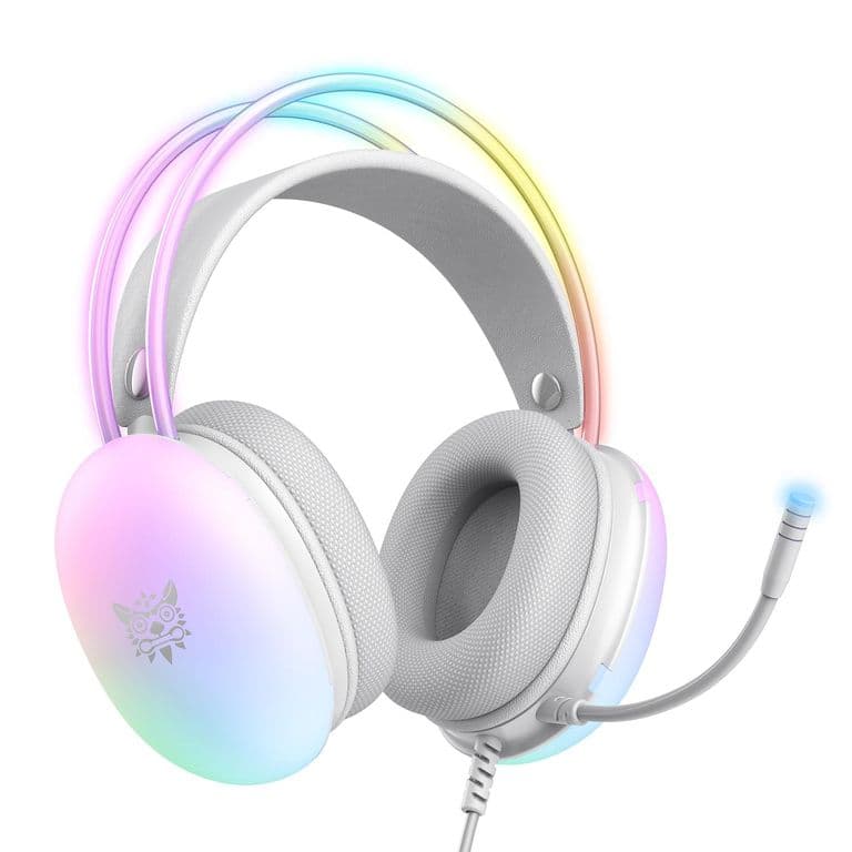 Audifonos Perifericos Gamer X25 RGB - Negro Blanco