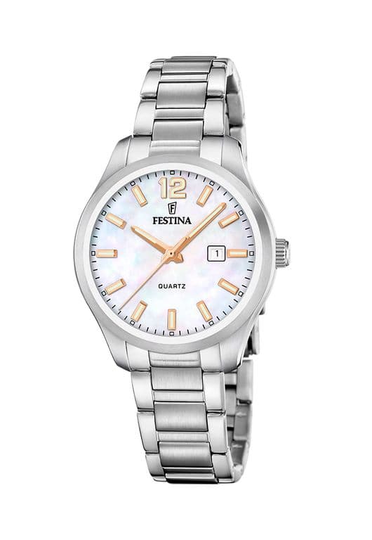 Reloj F20737/6 Blanco Mujer Acero Clasico Blanco TALLA UNICA
