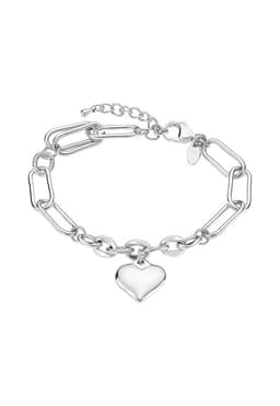 Pulsera LS2334-2/1 Mujer Woman'S Heart Plateado TALLA UNICA