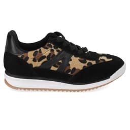 Zapatillas Casuales Negras Animal Print Vizzano Negro 39