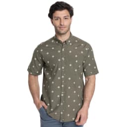 CAMISA HOMBRE MANGA CORTA OXFORD Verde S