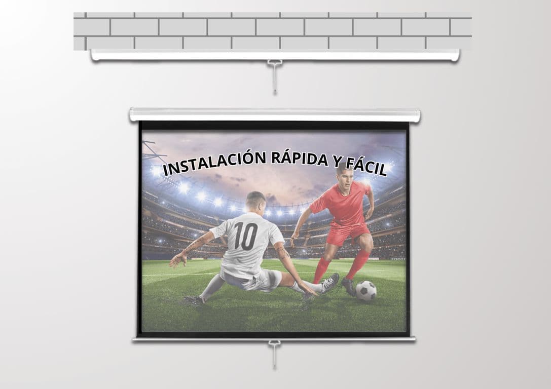 Telon Mural 180x180 cm 11 para proyector Benq LU9800