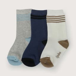 Pack de 3 calcetines de nino Azul 4 ANOS