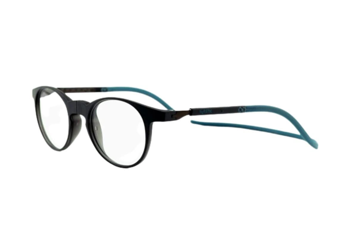Lentes Opticos Soho Negro con Clip Magnetico Negro M