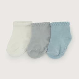 Pack de 3 calcetines azules de Bebe Azul 6 MESES