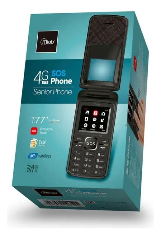 Celular Senior Shell 4g Sos 1,8 Negro