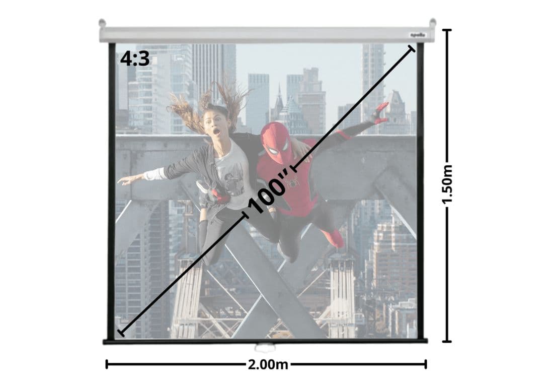 Telon Mural 200x150 Copa America para Led Benq MW826STH