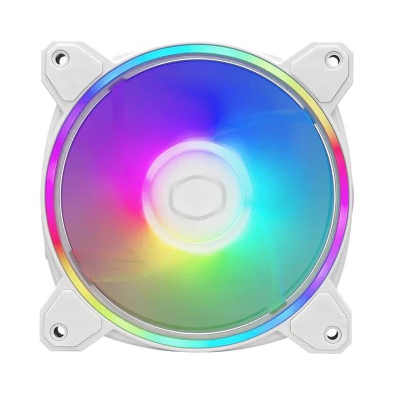 Ventilador MasterFan MF120 Halo2 Blanco