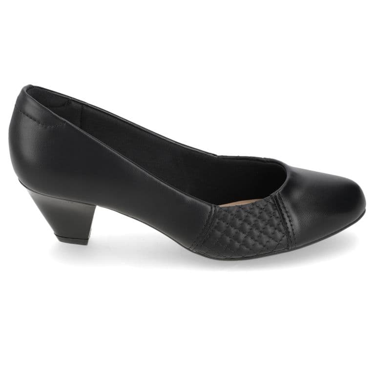 Taco Ancho 3 cm Negro Negro 40