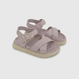 Sandalia de Vestir Blanca de Caminante talla 21 a 27 Morado 22