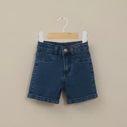 Short de jeans oscuro de nino Azul 6 MESES