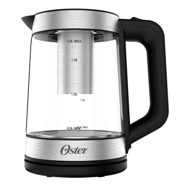 Hervidor Vidrio 1.8L Con Infusor Te 2220521
