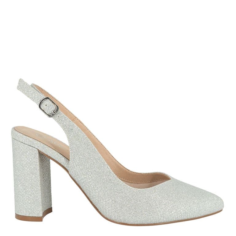 Zapato Mujer Plateado Shine Plateado 35