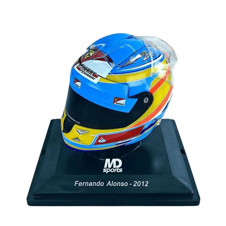Casco Formula 1 Fernando Alonso Ferrari 2012 1:5