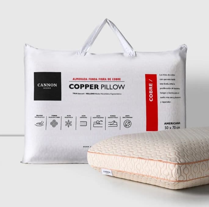 Almohada Viscoelastica Cooper Pillow Americana KING ( 43x83x13)