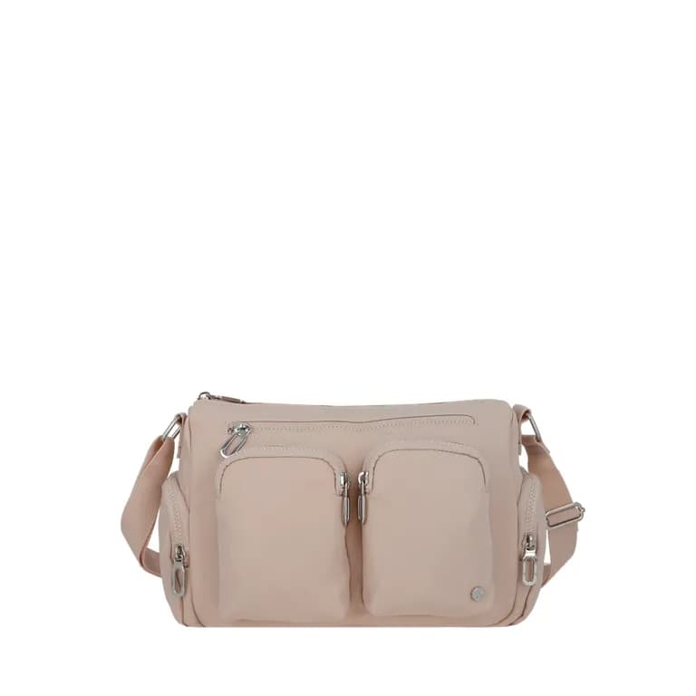 Cartera Bandolera Lucca 3XT Mediana Beige Beige M