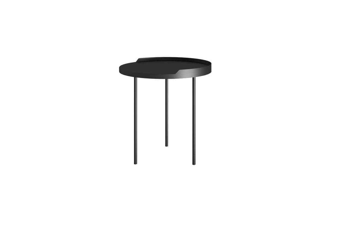 Mesa Orion Redonda Negra 45
