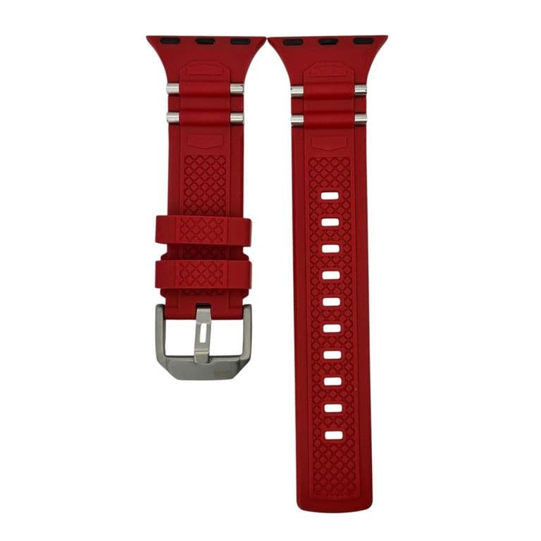 Correa Reloj Silicona Nautic Apple Watch Rojo 38