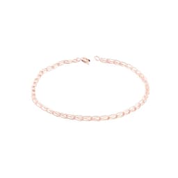 Pulsera Oro Miel 18Kt Modelo Jaula Rosa 19