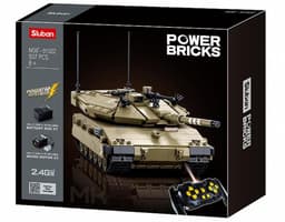Tanque Armable IDF Merkava a Control Remoto compatible Lego