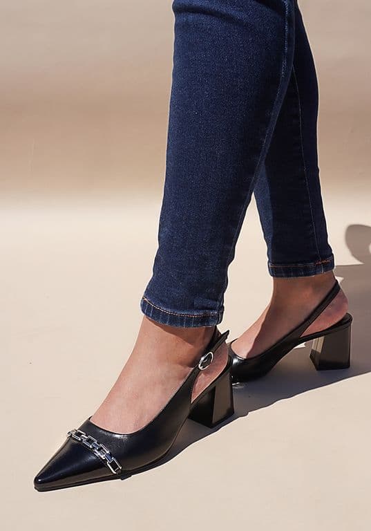 Zapatos Formales Mujer Negro 38