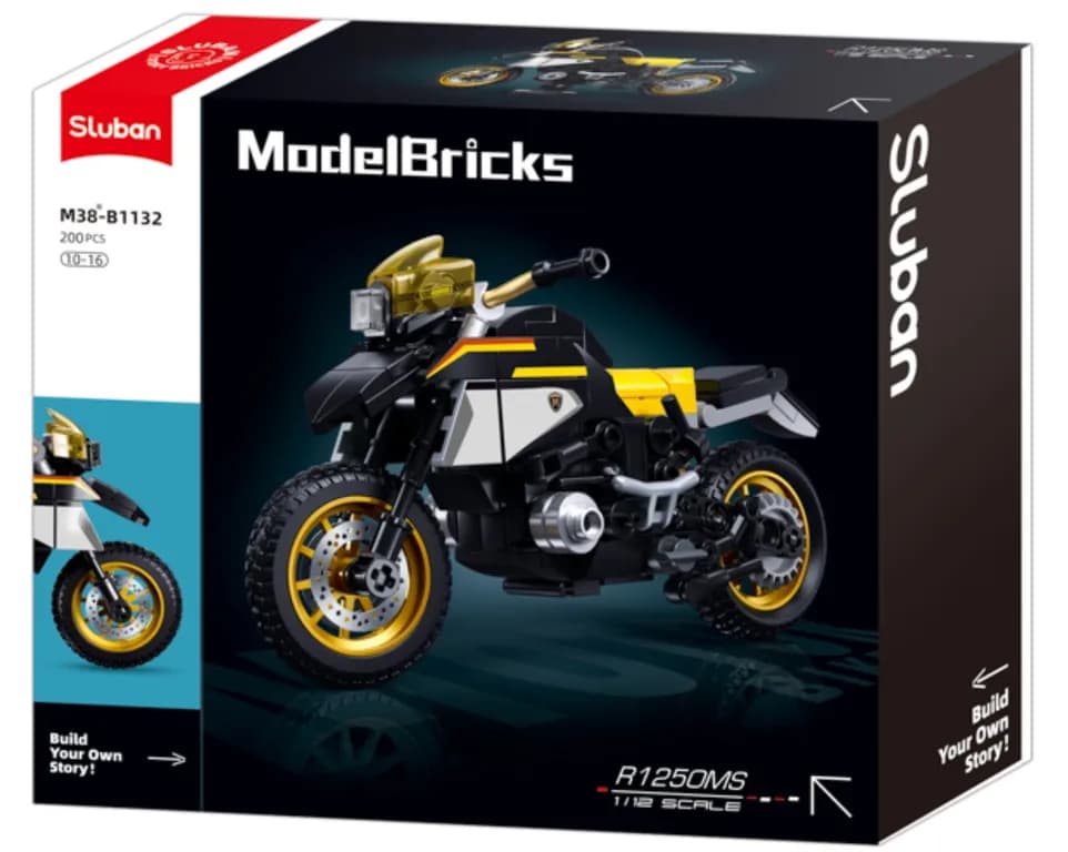 Auto Moto Motocicleta BM WR1250 compatible Lego
